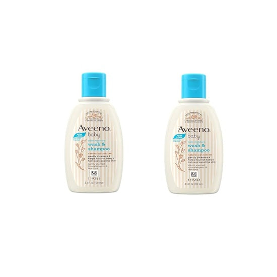 Aveeno Baby Daily Moisture Wash and Shampoo,