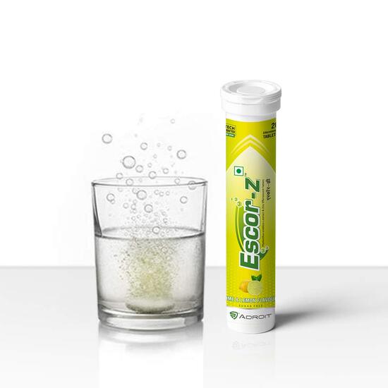 ESCOR Z 20TAB, Lime and Lemon Flavour