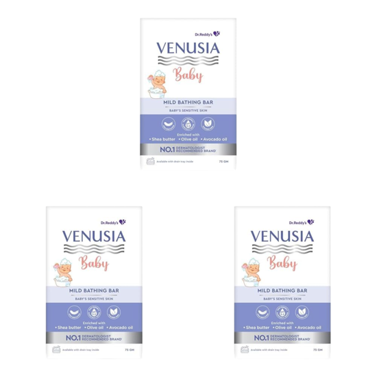 Venusia Baby Mild Bathing Bar,