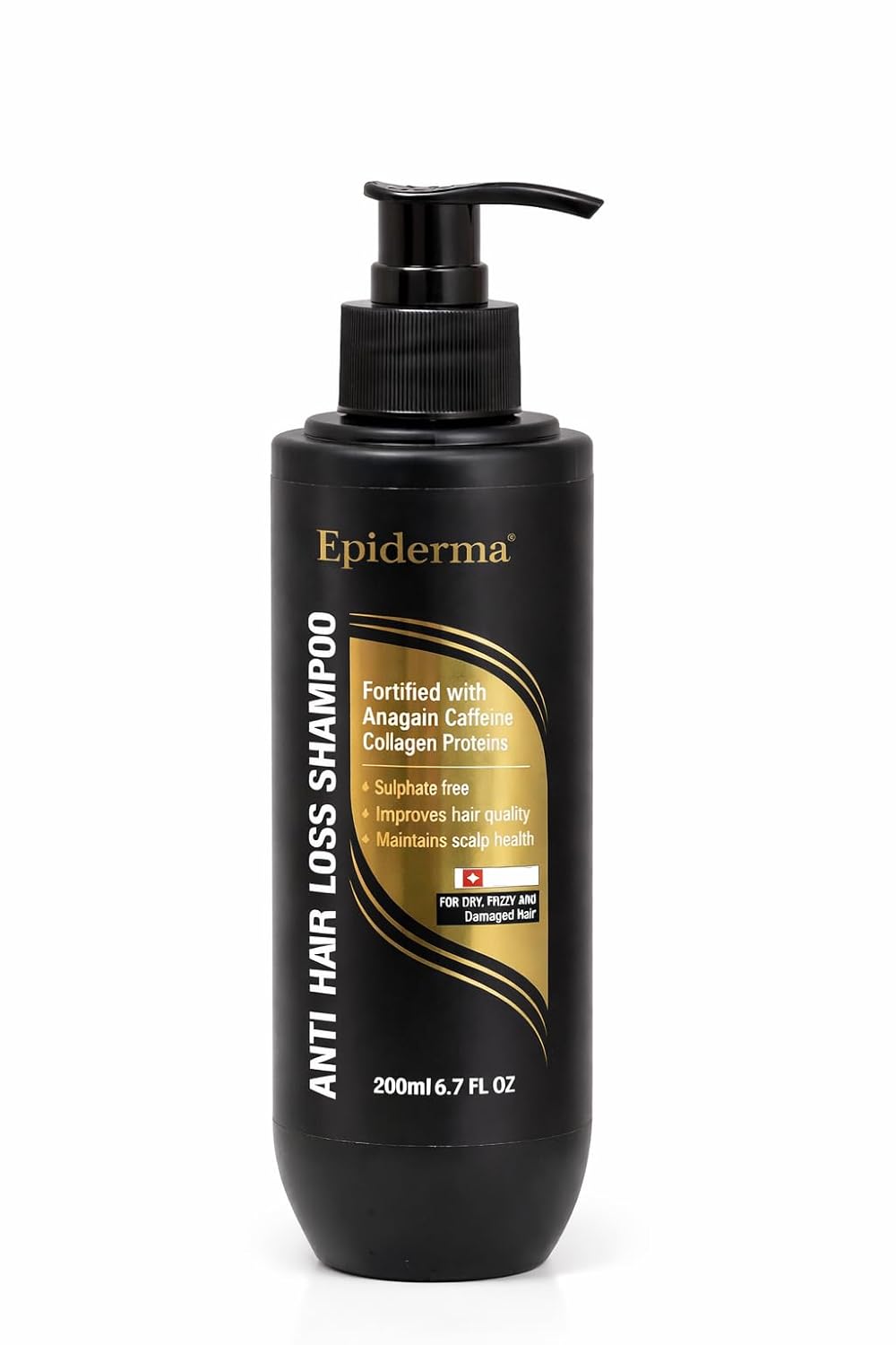 Epiderma Anti Hair Loss Shampoo with Anagain, Caffeine, Collagen & Keratin 200ml