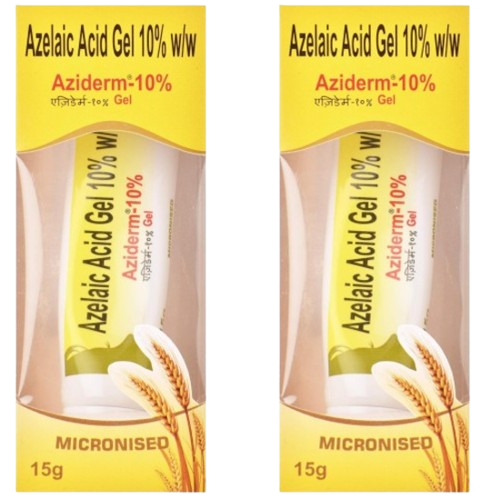 Aziderm 10% gel, 15gm
