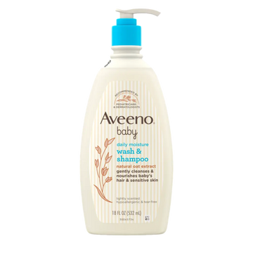 Aveeno Baby Daily Moisture Wash & Shampoo 532ml