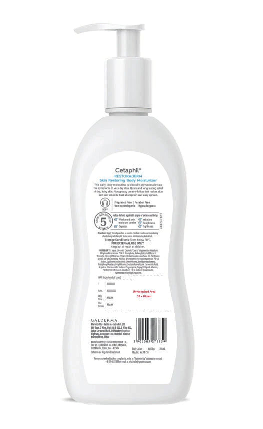 Cetaphil Restoraderm Skin Restoring Body Wash, 295ml
