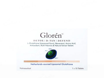 Gloren Detox & D-Tan Nutraceutical 10Tablets