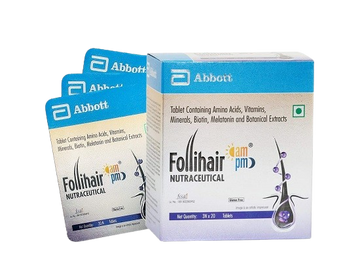 Follihair Nutraceutical Am Pm Tablet 3 x 20 Tablets