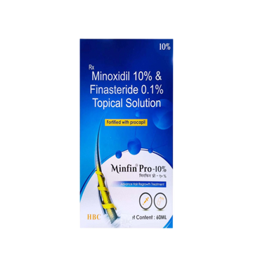 Minfin Pro 10% Topical Solution, 60 ml