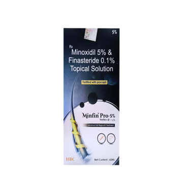 Minfin Pro 5% Topical Solution, 60ml