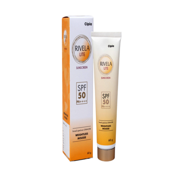 Rivela Lite Sunscreen SPF 50 PA++++ 60gm