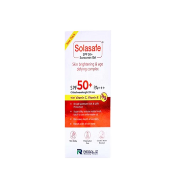 Solasafe Spf 50+ Sunscreen Gel, 50gm
