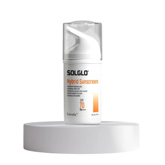 Solglo Hybrid Sunscreen SPF 70 PA++++50ML