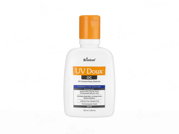 Uv Doux OC Oil Control Face Cleanser For Combination To Oily - Sensitive Skin,
