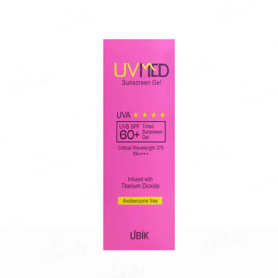Uvmed Tinted Sunscreen Gel SPF 60+ PA++++,