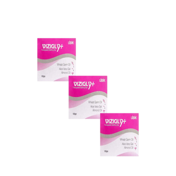 Vizigly plus Transparent Glycerine Soap, 100gm x 3