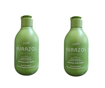 Kurazol Shampoo 150ml, Pack of 2