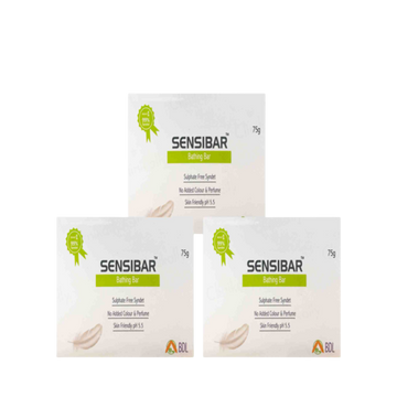 Sensibar Bathing Bar 75Gm, Pack Of 3