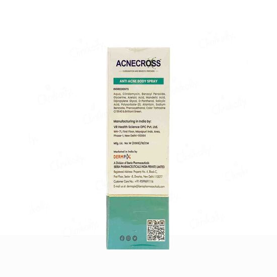 Acnecross Anti Acne Body Spray,
